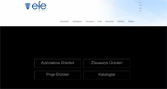 Desktop Screenshot of efecam.com.tr